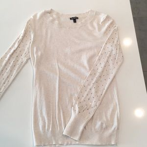 Express Sweater with Gold Stud Detailing